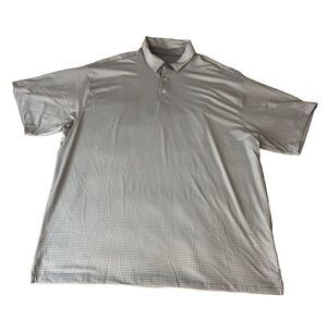 VANSport Glock Perfection Men’s 2X Gray White Check Performance Golf Polo
